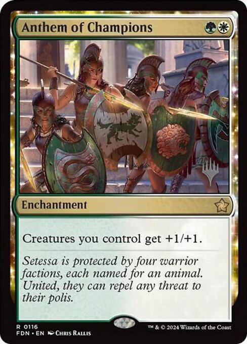 Anthem of Champions - FOIL