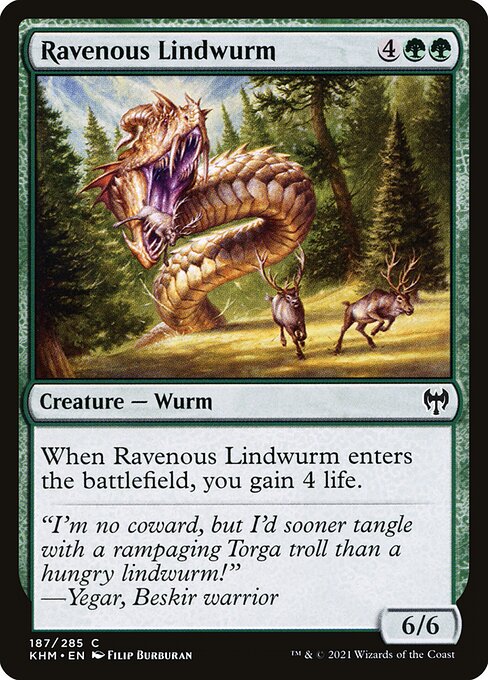 Ravenous Lindwurm - FOIL