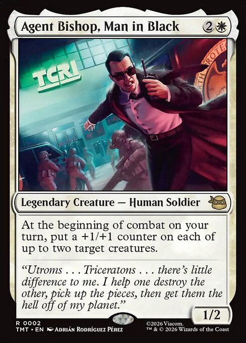 Agent Bishop, Man in Black - FOIL