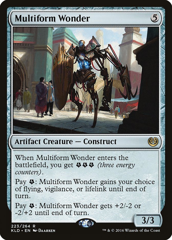 This Is An Image Of The Magic The Gathering Card Multiform Wonder From The Set Kaladesh - Designed By Artist Daarken