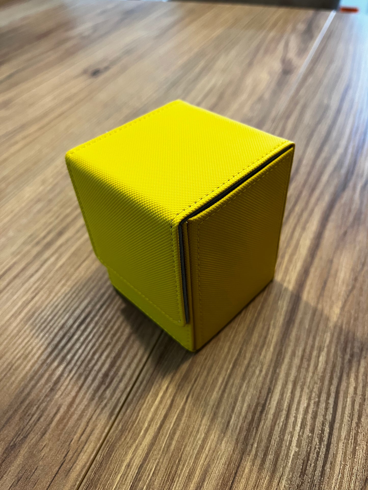Standard Faux Leather Deckbox (Yellow)