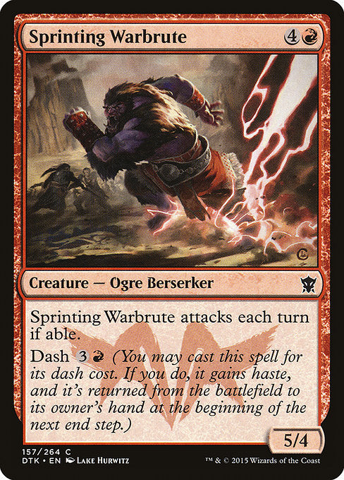 Sprinting Warbrute - FOIL