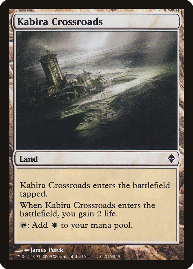 This Is An Image Of The Magic The Gathering Card Kabira Crossroads From The Set Commander 2017 - Designed By Artist James Paick