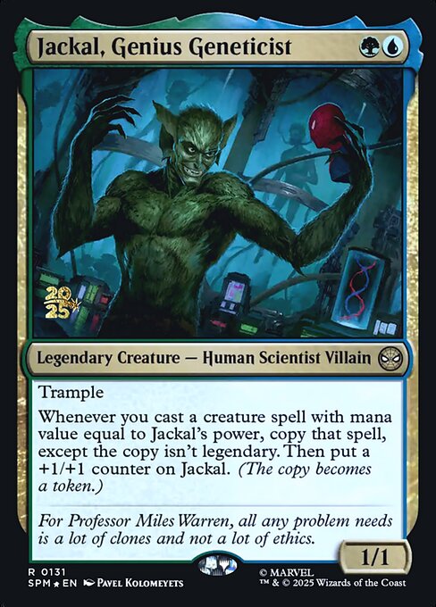 Jackal, Genius Geneticist - FOIL