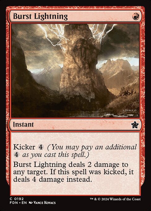Burst Lightning - FOIL