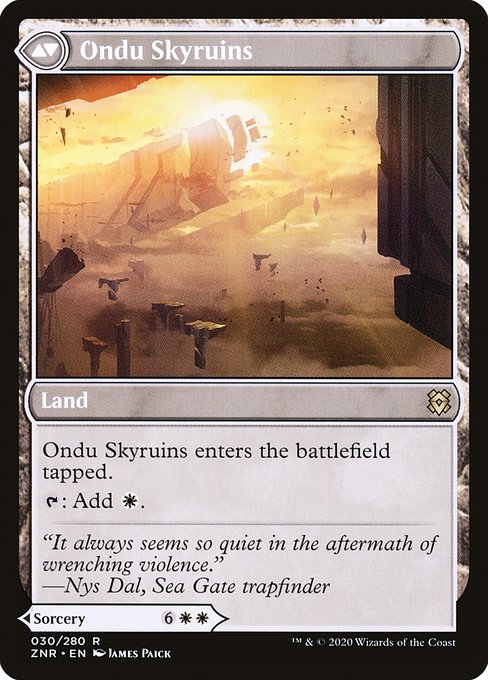 Ondu Inversion // Ondu Skyruins - FOIL
