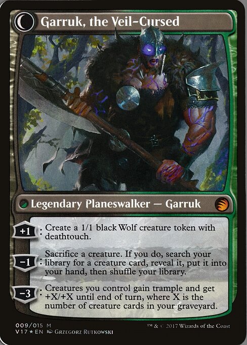 Garruk Relentless // Garruk, the Veil-Cursed - FOIL