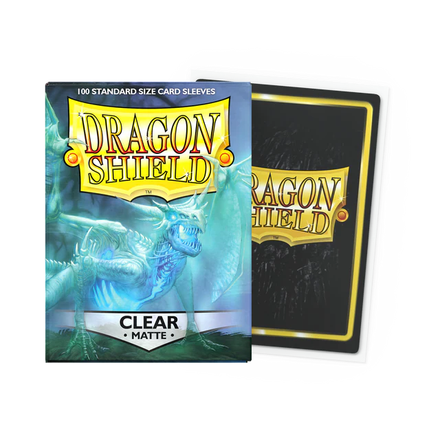 Matte Clear - Dragonshield - 100 Standard Size Sleeves