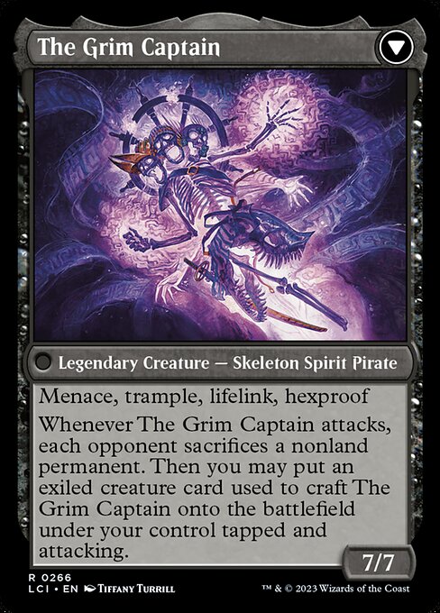 Throne of the Grim Captain // The Grim Captain - FOIL