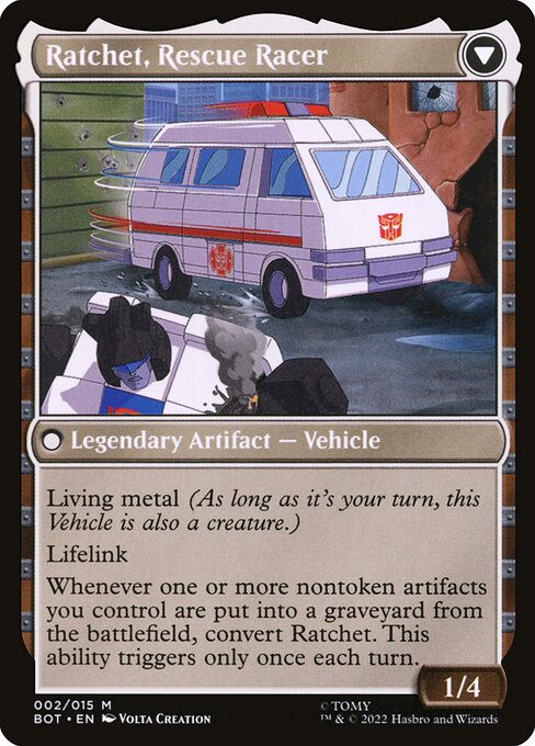 Ratchet, Field Medic // Ratchet, Rescue Racer - FOIL