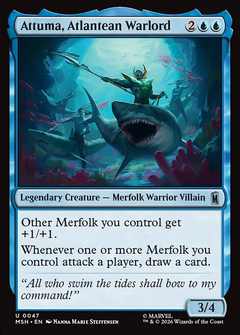 Attuma, Atlantean Warlord - FOIL