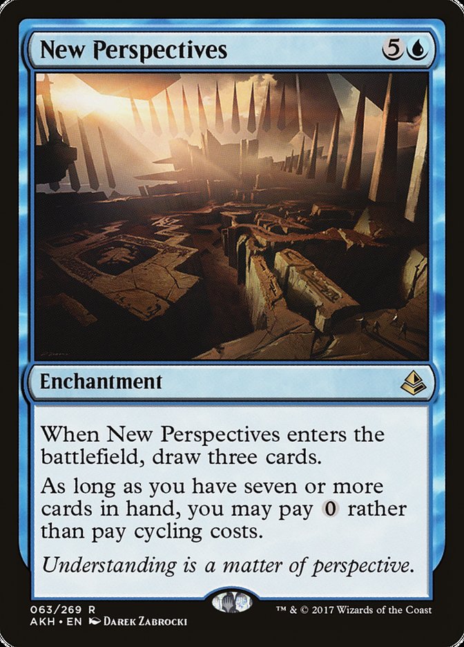This Is An Image Of The Magic The Gathering Card New Perspectives From The Set Commander 2020 - Designed By Artist Darek Zabrocki