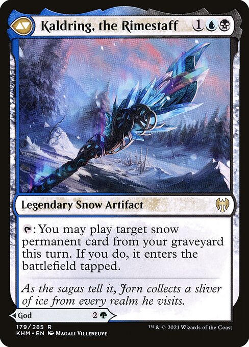 Jorn, God of Winter // Kaldring, the Rimestaff - FOIL