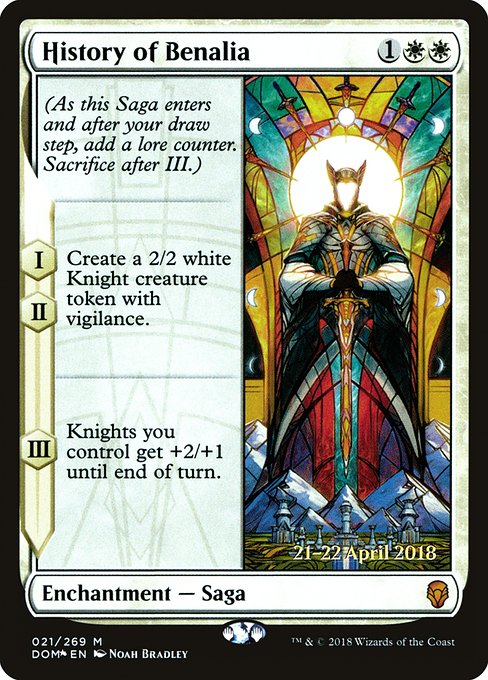 History of Benalia - FOIL