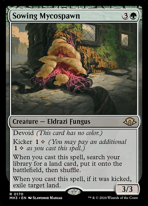 Sowing Mycospawn - FOIL