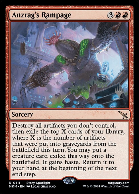 Anzrag's Rampage - FOIL