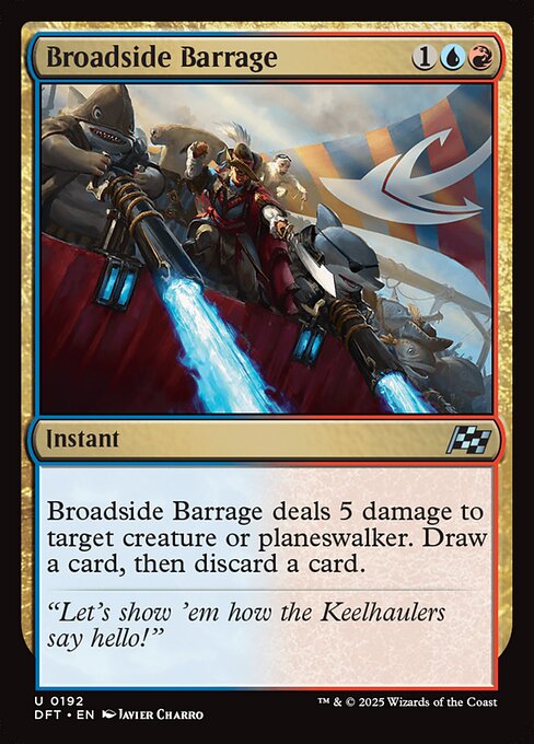 Broadside Barrage - FOIL