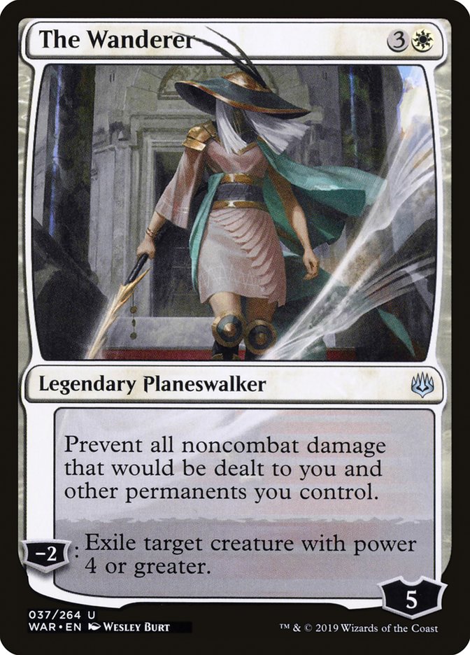 This Is An Image Of The Magic The Gathering Card The Wanderer From The Set Commander Masters - Designed By Artist Wesley Burt