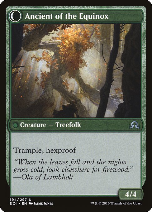 Autumnal Gloom // Ancient of the Equinox - FOIL