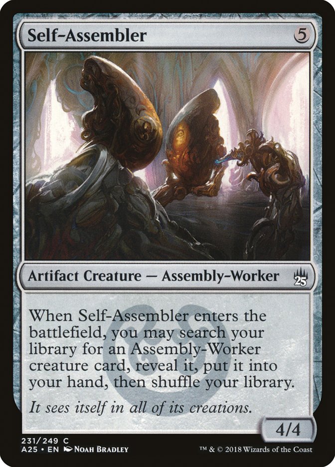 This Is An Image Of The Magic The Gathering Card Self-Assembler From The Set Masters 25 - Designed By Artist Noah Bradley