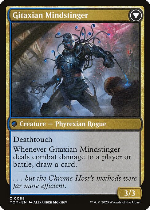 Aetherblade Agent // Gitaxian Mindstinger - FOIL
