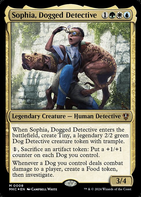 Sophia, Dogged Detective - FOIL