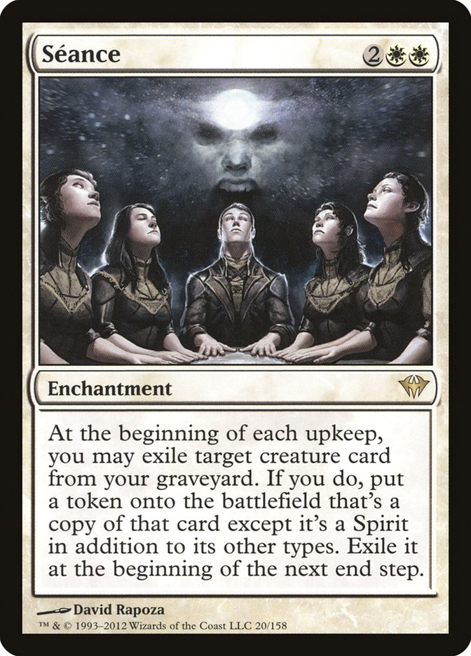This Is An Image Of The Magic The Gathering Card Séance From The Set Modern Masters 2017 - Designed By Artist David Rapoza