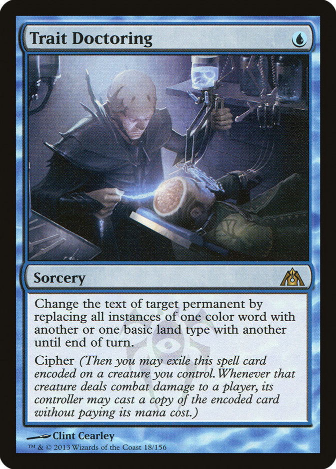 This Is An Image Of The Magic The Gathering Card Trait Doctoring From The Set Dragon's Maze - Designed By Artist Clint Cearley