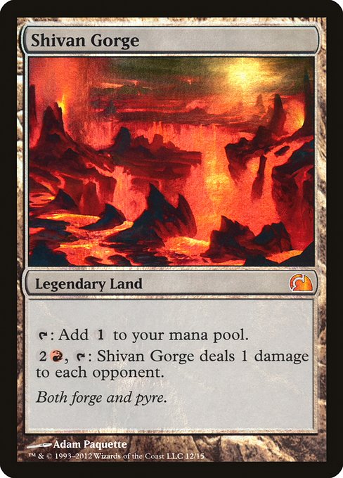 Shivan Gorge - FOIL