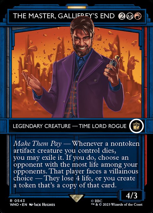 The Master, Gallifrey's End - FOIL