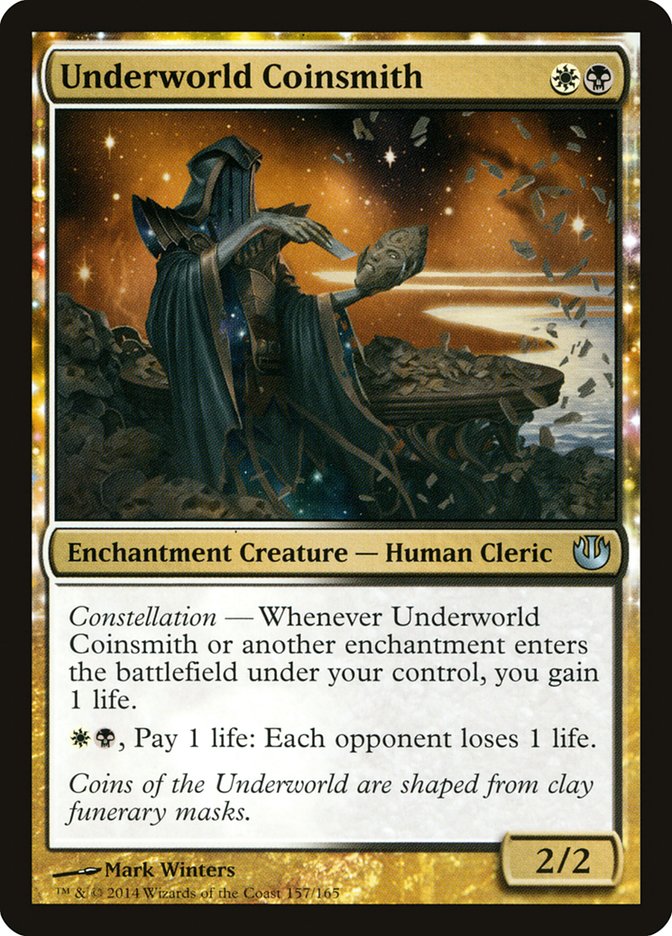 This Is An Image Of The Magic The Gathering Card Underworld Coinsmith From The Set Commander 2015 - Designed By Artist Mark Winters