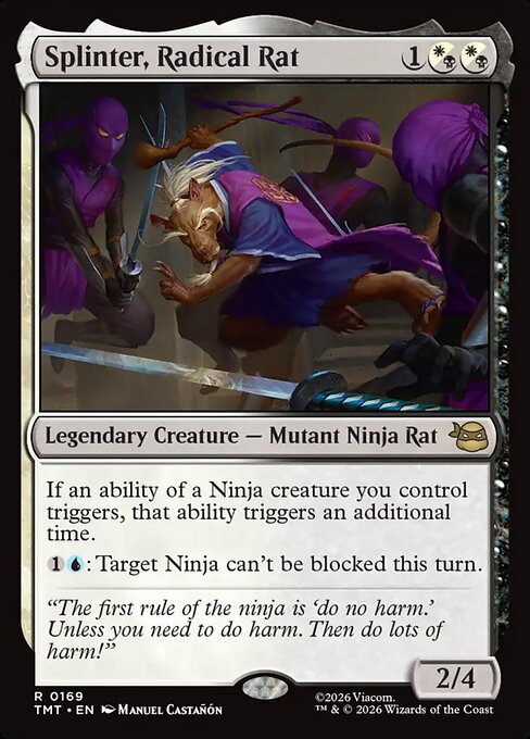 Splinter, Radical Rat - FOIL