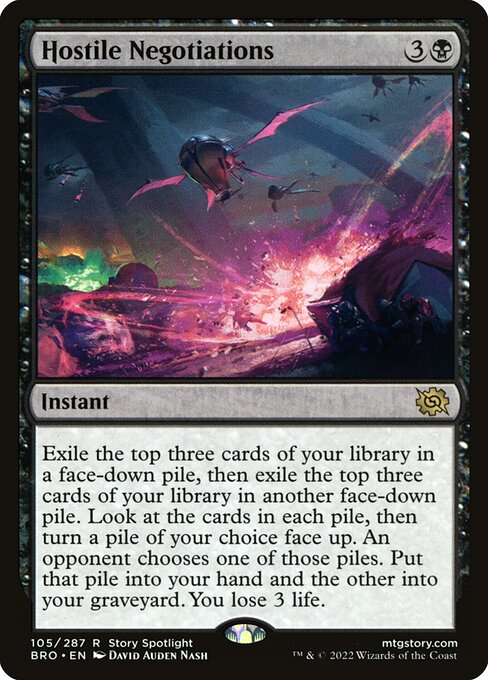 Hostile Negotiations - FOIL