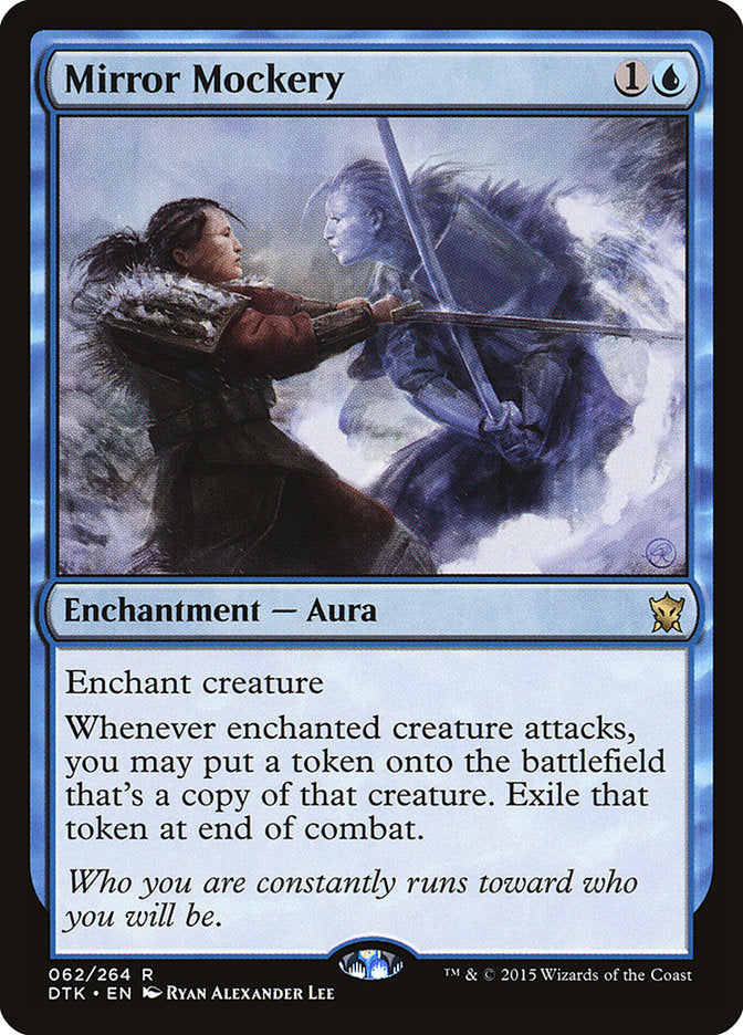 This Is An Image Of The Magic The Gathering Card Mirror Mockery From The Set Dragons of Tarkir - Designed By Artist Ryan Alexander Lee