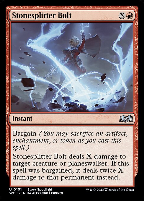 Stonesplitter Bolt - FOIL