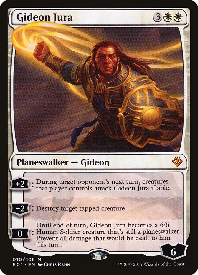 This Is An Image Of The Magic The Gathering Card Gideon Jura From The Set Commander Masters - Designed By Artist Aleksi Briclot