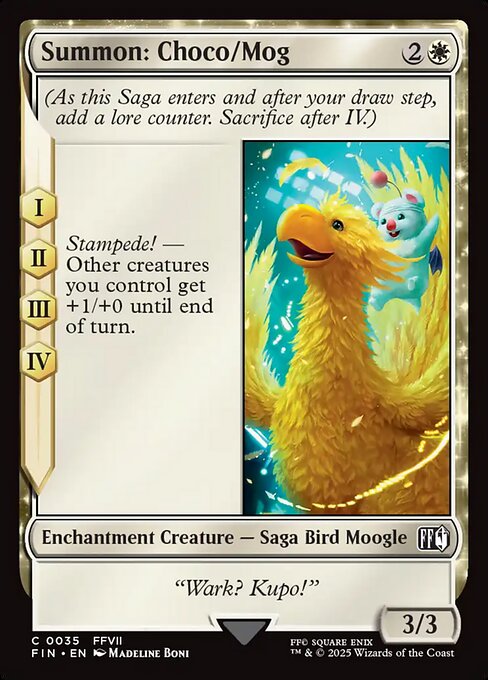 Summon: Choco/Mog - FOIL