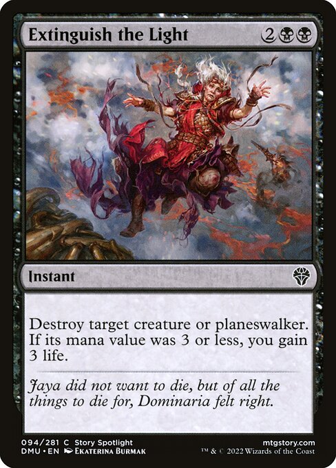 Extinguish the Light - FOIL