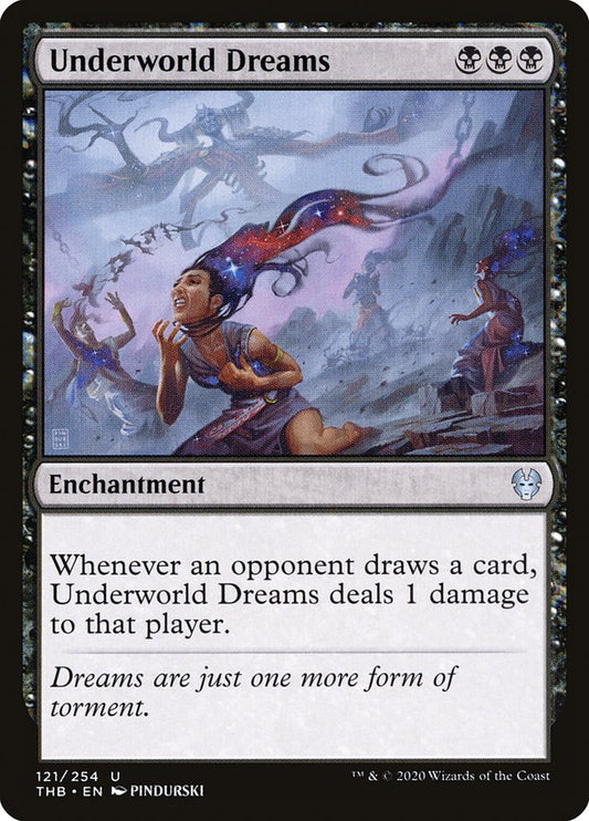 This Is An Image Of The Magic The Gathering Card Underworld Dreams From The Set Theros Beyond Death - Designed By Artist PINDURSKI