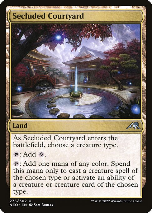 Secluded Courtyard - FOIL
