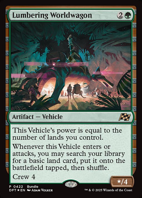 Lumbering Worldwagon - FOIL