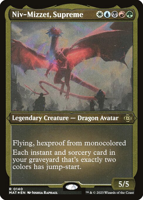 Niv-Mizzet, Supreme - ETCHED