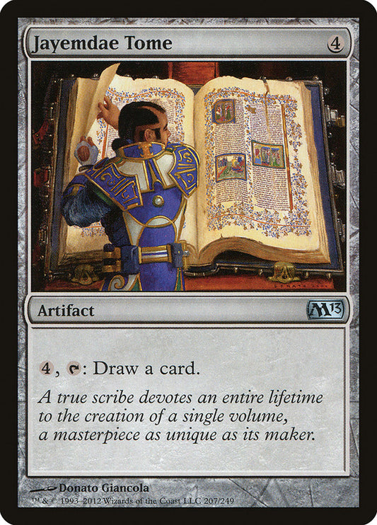 This Is An Image Of The Magic The Gathering Card Jayemdae Tome From The Set Magic Origins - Designed By Artist Donato Giancola