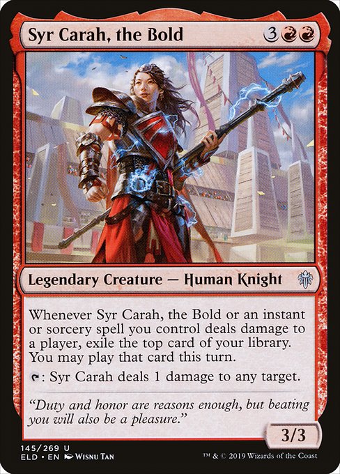 Syr Carah, the Bold - FOIL