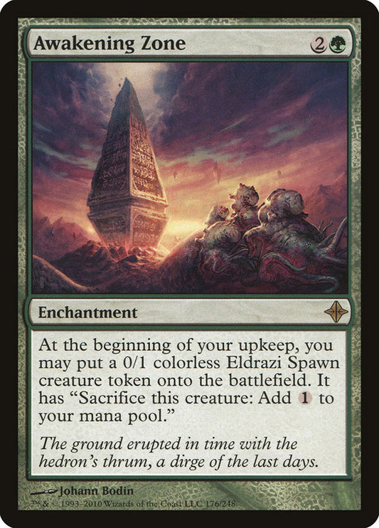 This Is An Image Of The Magic The Gathering Card Awakening Zone From The Set New Capenna Commander - Designed By Artist Johann Bodin