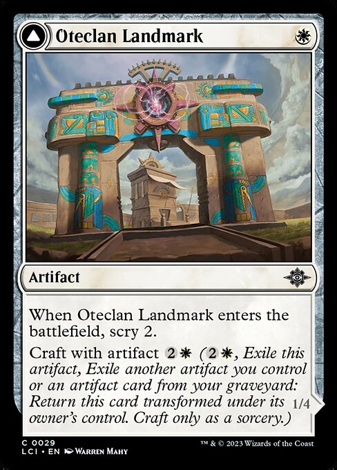 Oteclan Landmark // Oteclan Levitator - FOIL
