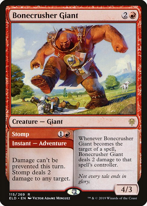 Bonecrusher Giant // Stomp - FOIL