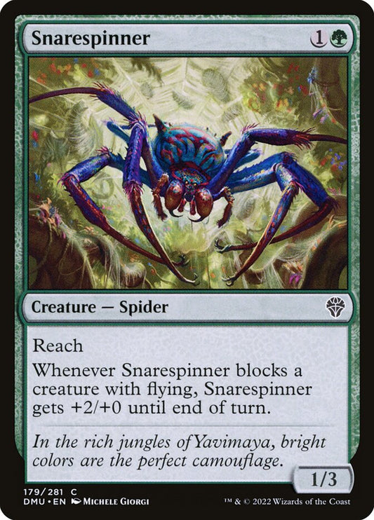 This Is An Image Of The Magic The Gathering Card Snarespinner From The Set Dominaria United - Designed By Artist Michele Giorgi