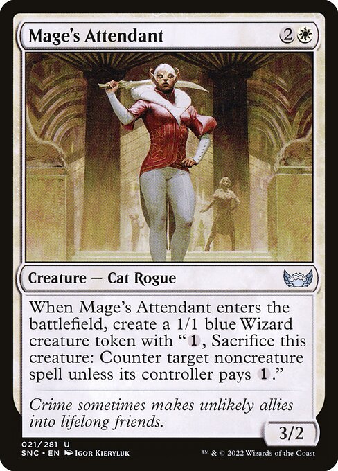Mage's Attendant - FOIL