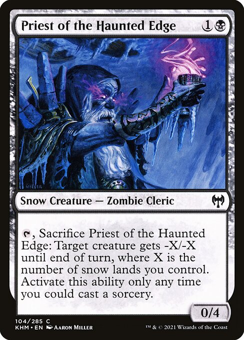 Priest of the Haunted Edge - FOIL
